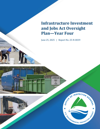 Decorative cover image for IIJA oversight plan–year four