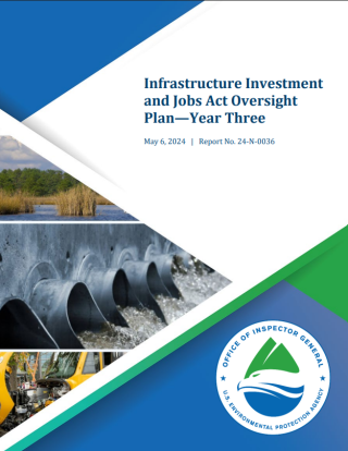 Decorative cover image for IIJA oversight plan–year three