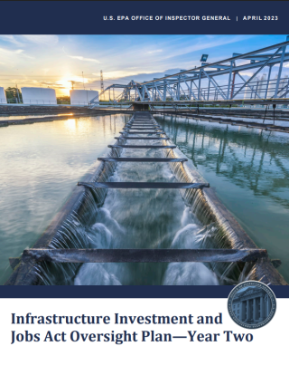 Decorative cover image for IIJA oversight plan–year two