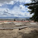 Land cleared in butte