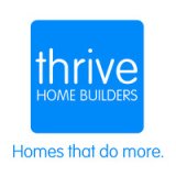 Thrive Home Builders Logo - Homes that do more.