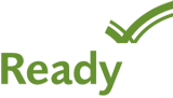The word "Ready" and a green check mark