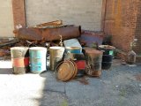 Drums at site