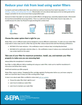 Example of Water Filter Education Handout
